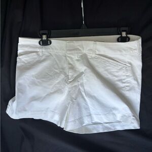 White Denim Shorts